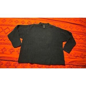 Vintage Spiegel women 2x. Creamy blue sweater big comfy cozy soft ribbed